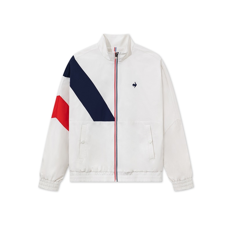 

Le Coq Sportif Куртка с воротником стойка, Ivory White