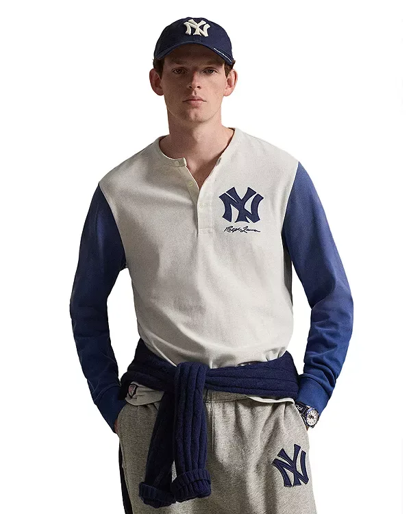 Футболка-Поло Yankees Polo Ralph Lauren, Grey/Blue
