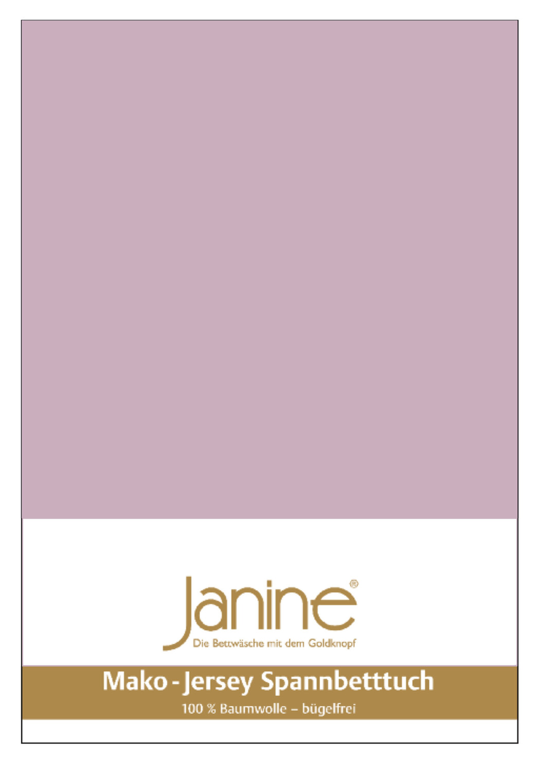 

Простыня Janine Mako Feinjersey, цвет altrose