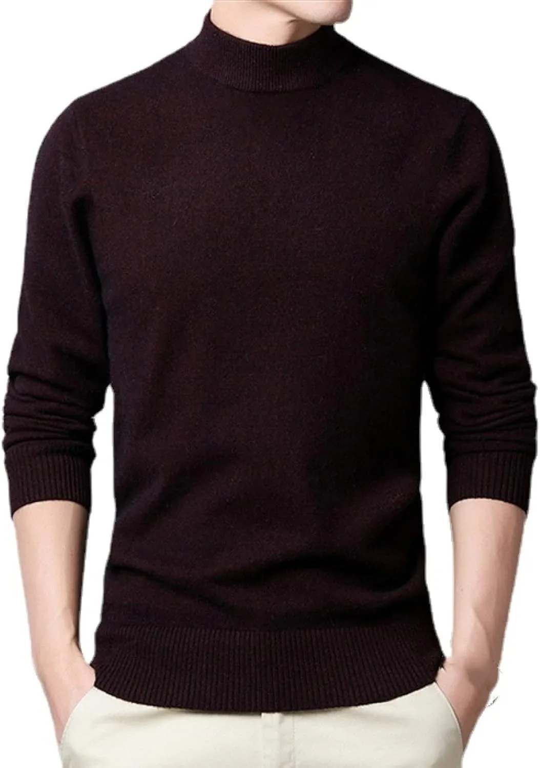 

Мужской свитер-пуловер CBROOT — утепленный полуводолазка для осени и зимы