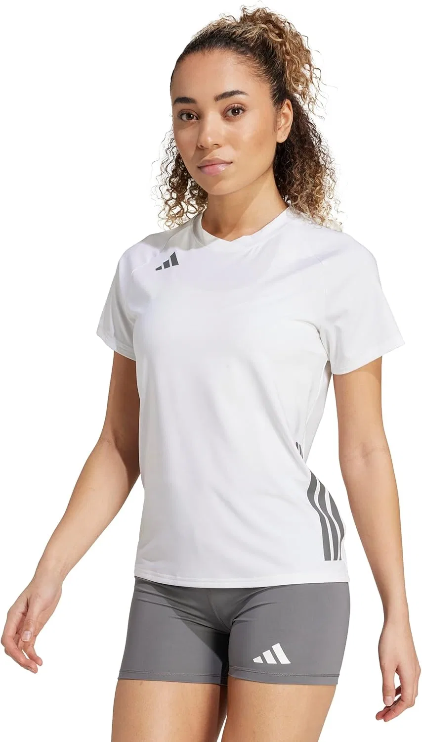 Волейбольная джерси с коротким рукавом adidas, белый