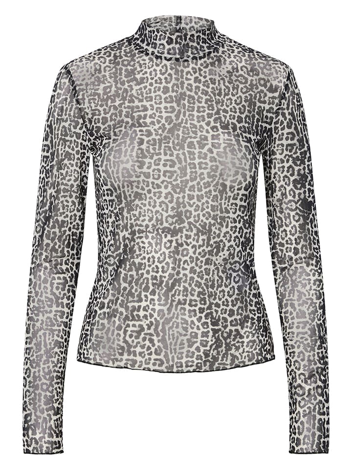 

Pieces Футболка с длинными рукавами серого цвета