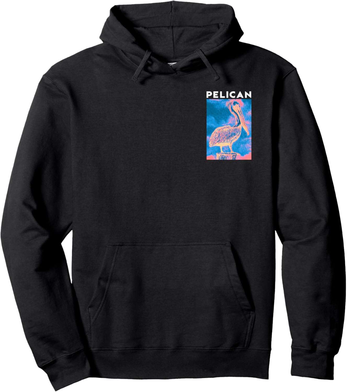 

Толстовка с яркими неоновыми панелями Pelican Trendy Apparel, черный