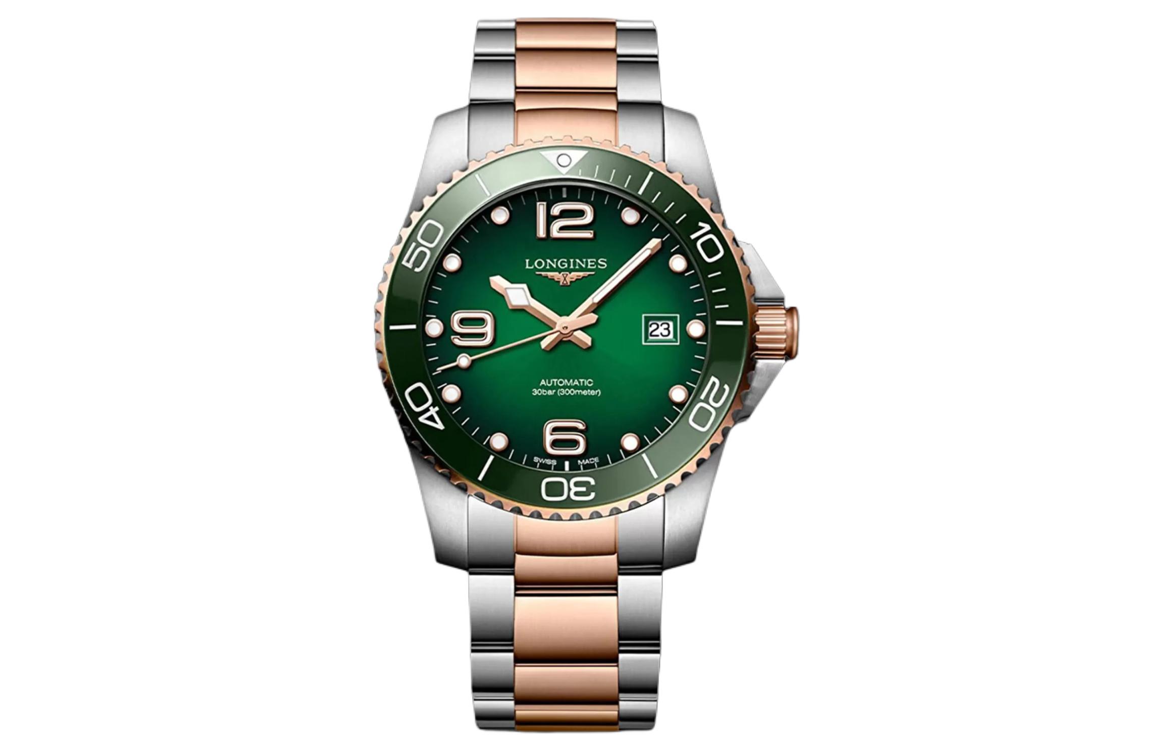 

LONGINES Часы Men's Comcast Collection Watch, Green Dial