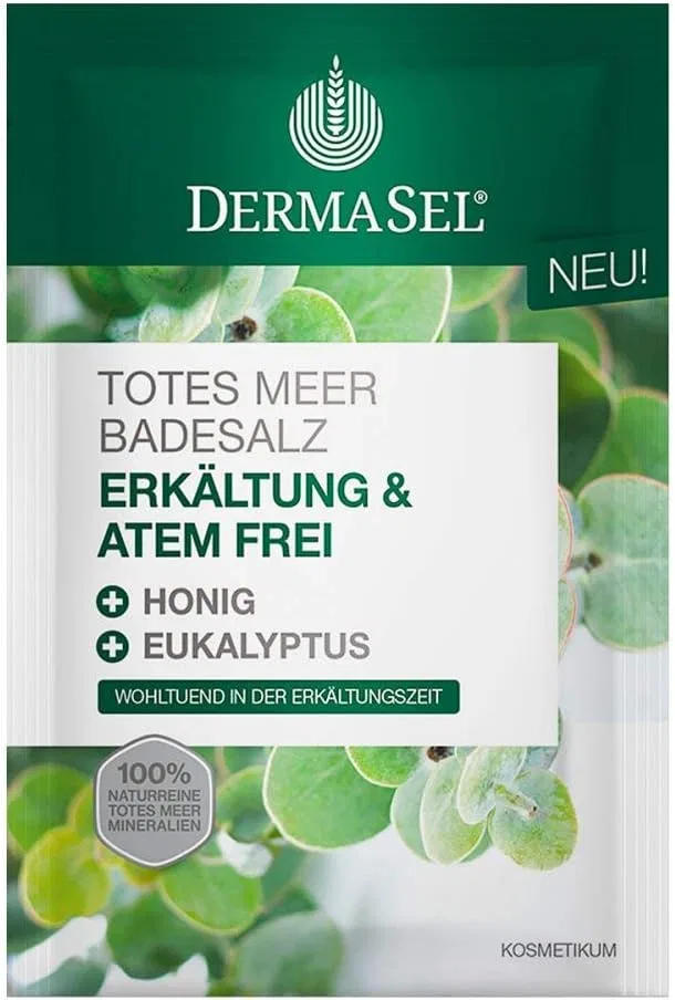 Соль для ванн DERMASEL Dead Sea «Cold & Breathless», 80 г Dermasel
