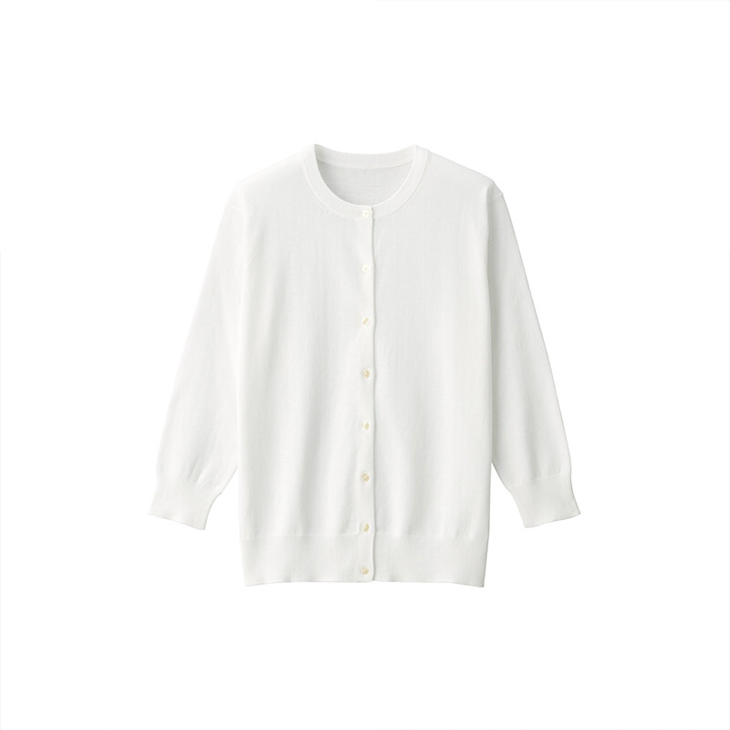 

Кардиган женский Muji на пуговицах, красный