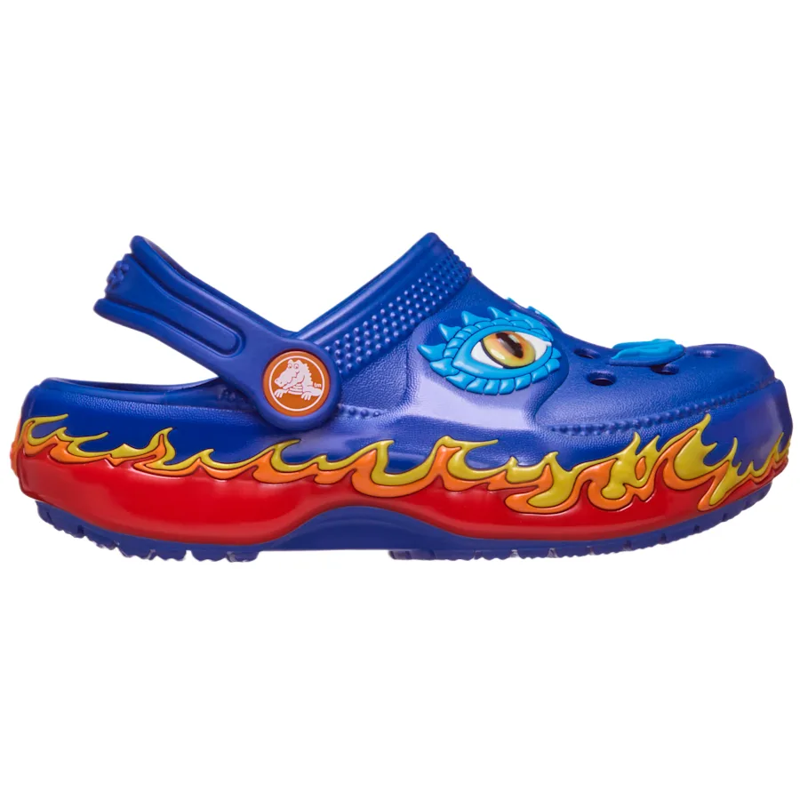 Детские сабо Crocs, Blue Lightning — фото 3