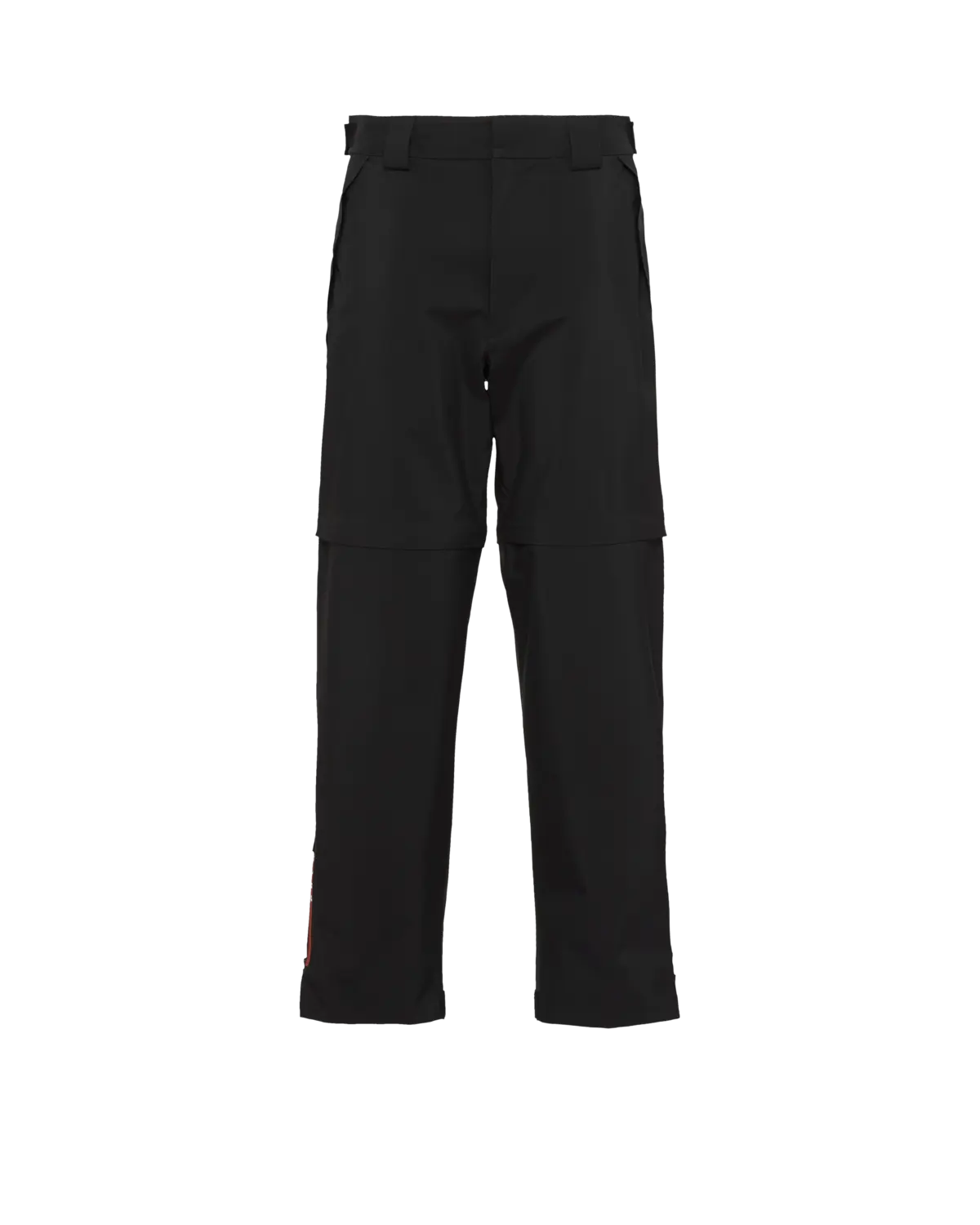 

Широкие брюки из технической ткани Prada, черный