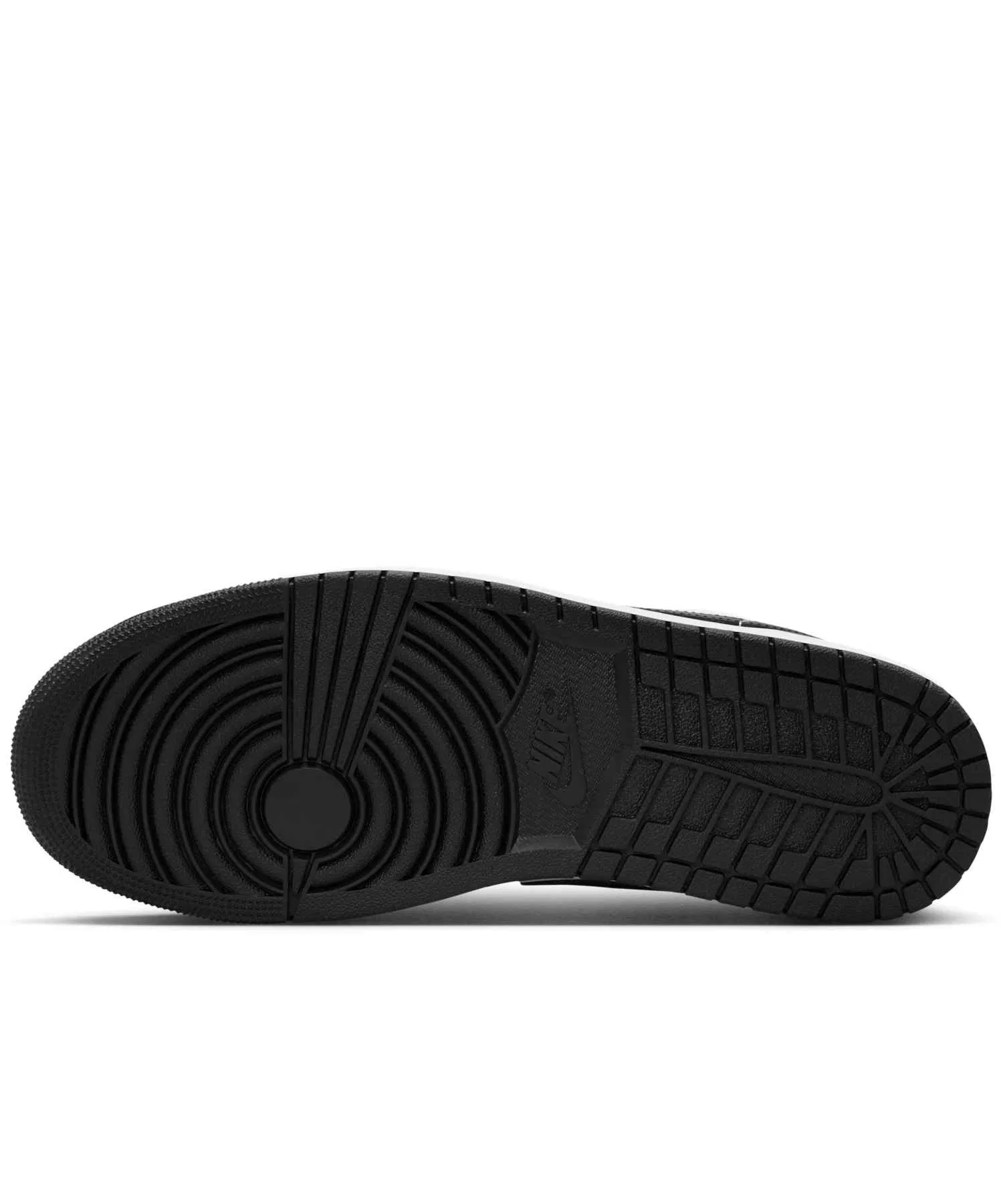 Мужские кроссовки Air Jordan 1 Low из натуральной кожи JORDAN BRAND серые — фото 2