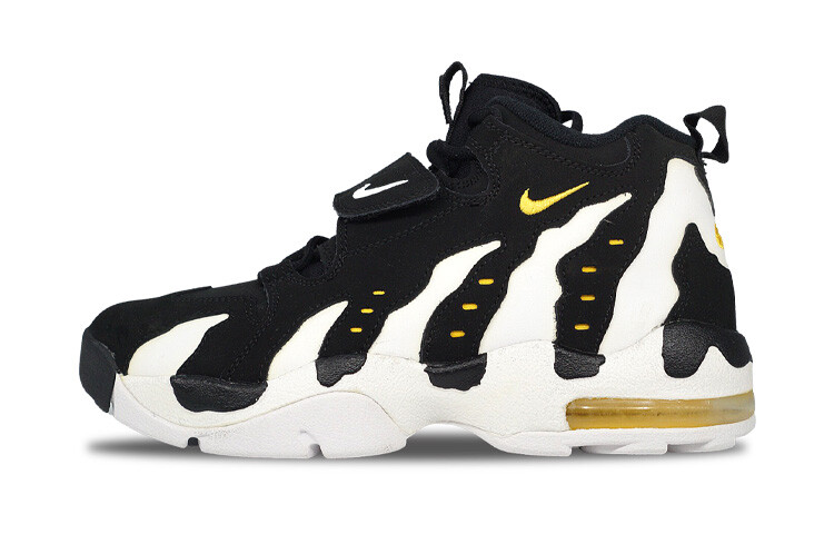 

Кроссовки Nike Air Diamond Turf Max '96 Black Varsity Maize, черный/белый/золотой