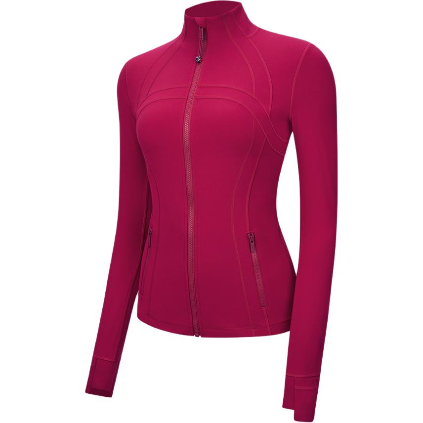 

Йога-кофта для женщин Lululemon, berry rum красный