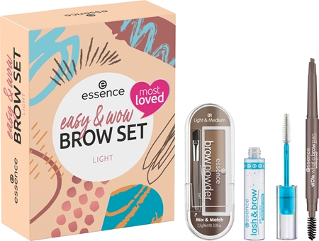 

Подарочный набор для бровей essence easy & WOW, 3 szt.