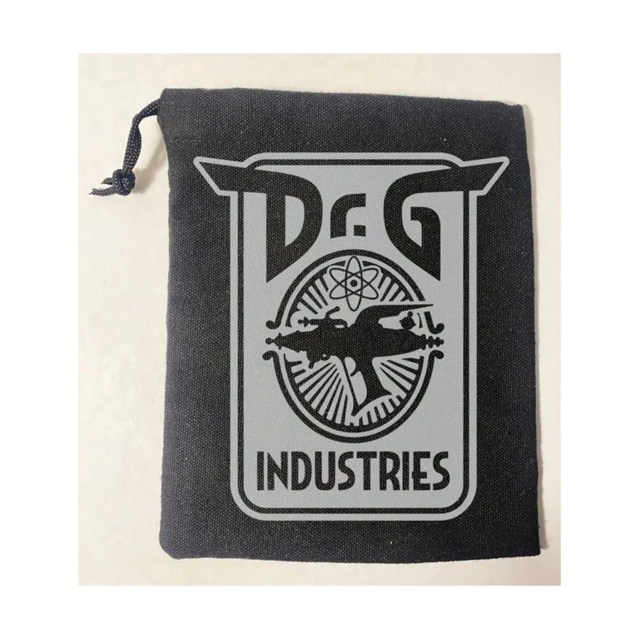 

Сумка для игральных костей с логотипом Dr. Grordbort's Industries, Role Playing Games (Crowbar Creative)