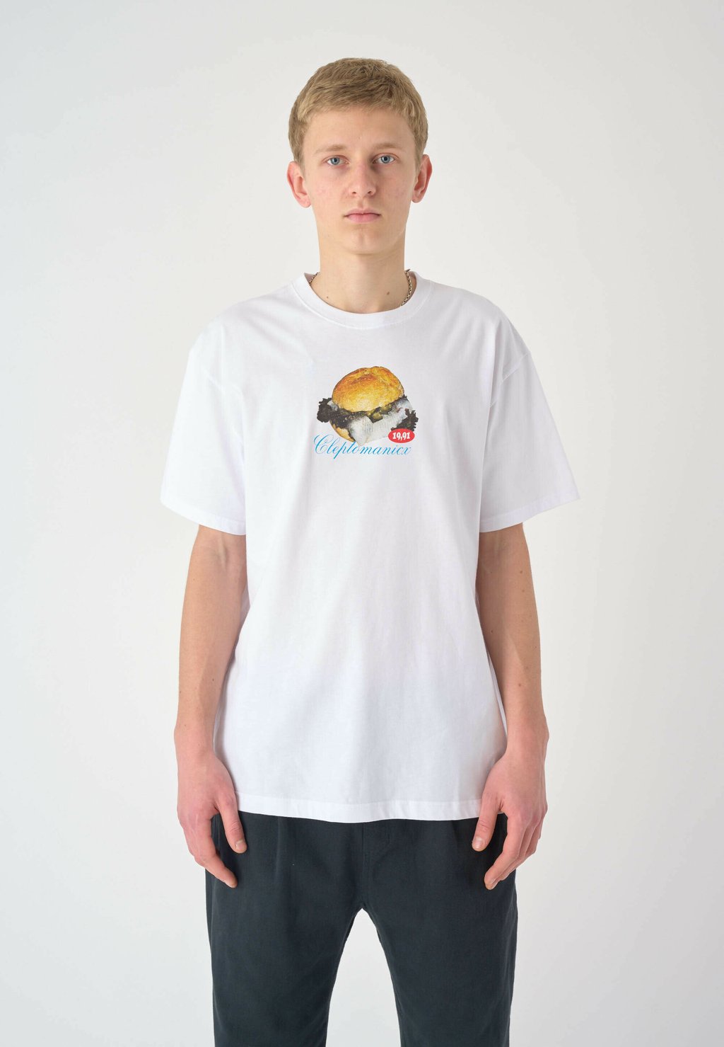 

Футболка с принтом WTFISH Cleptomanicx, белый