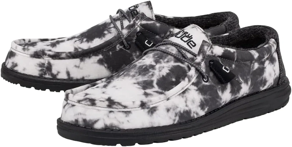 Мужские лоферы Hey Dude Wally, Thunderstruck Tie Dye HEYDUDE — фото 2