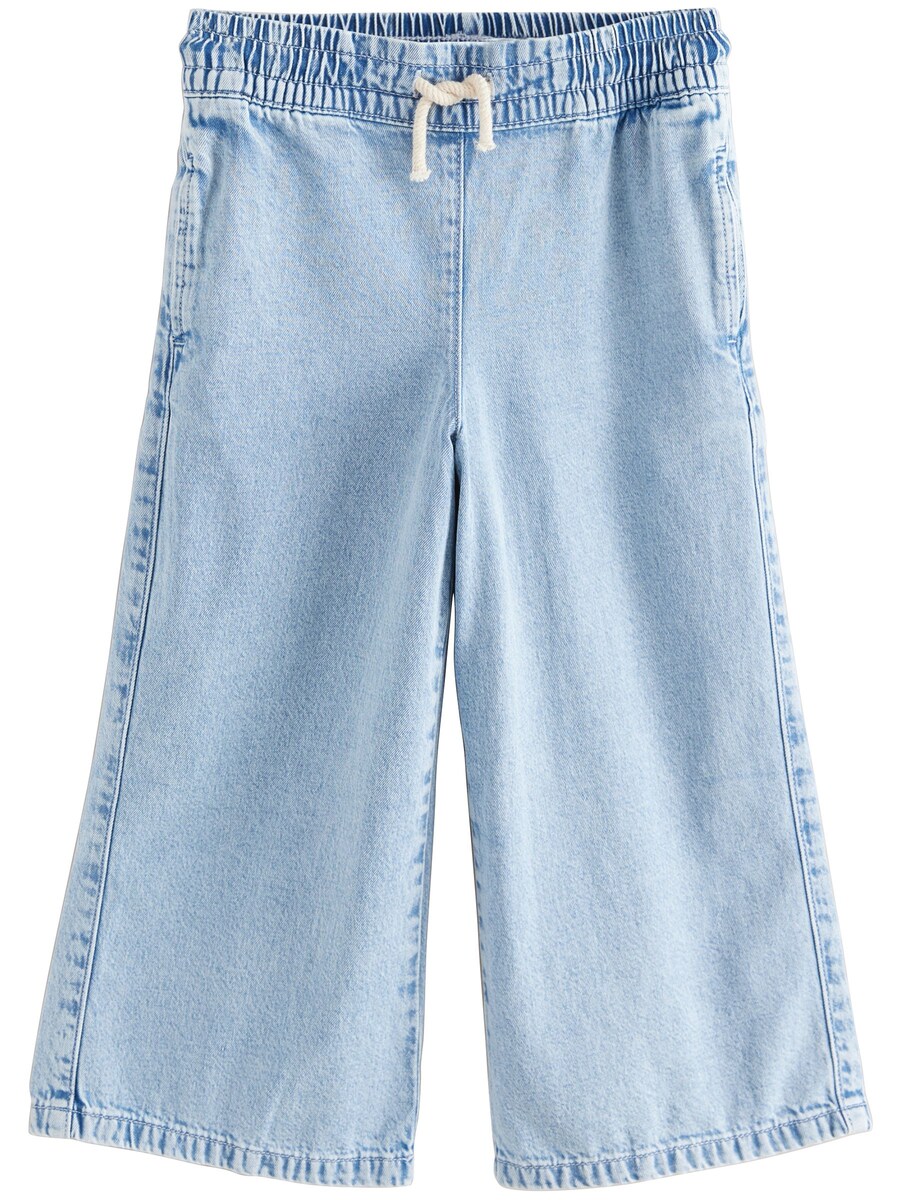 

Джинсы с широкими штанинами Next, светло-синий