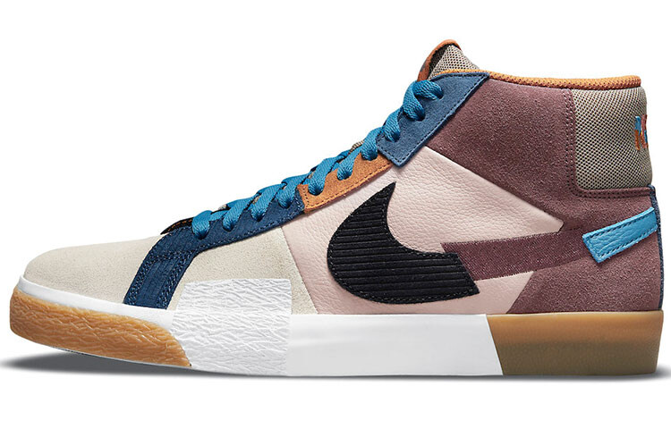 

Nike SB Blazer Zoom PRM Mid Cashmere Mosaic Коричневый