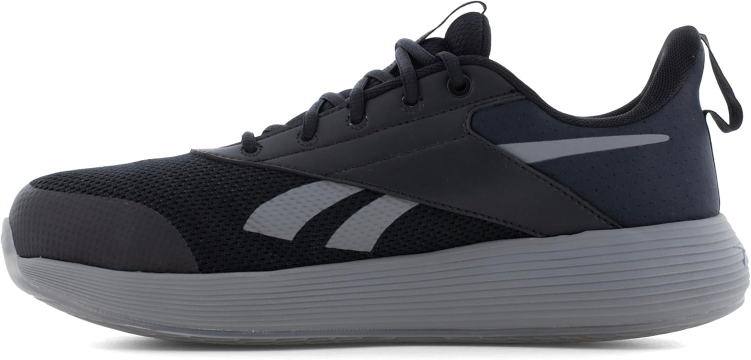 Мужские оксфорды Reebok Work DMX Air Work, черный/серый — фото 4
