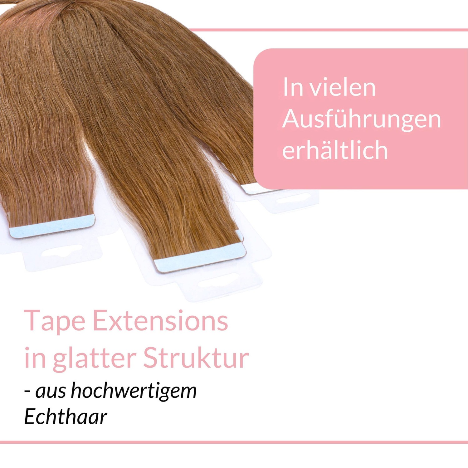 Накладные волосы tape extensions echthaar #8/1 hellblond asch Hair2Heart, 40cm, количество 10 шт. — фото 3