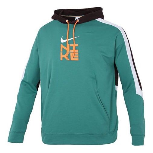 

Толстовка Men's Nike Logo Printing Colorblock Pullover Lake Blue, мультиколор