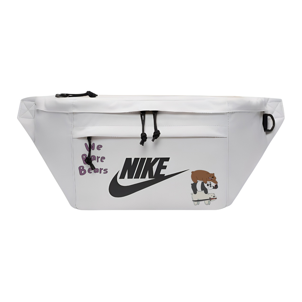 

Nike Одноплечевая набедренная сумка через плечо унисекс белая, 3 Pack Bears