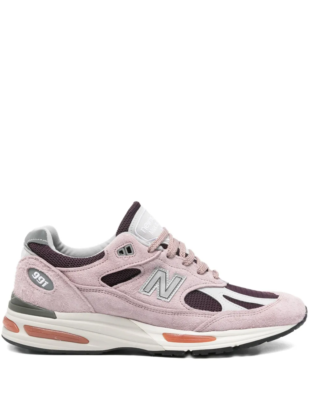 

Кроссовки из замши 991 NEW BALANCE, розовый