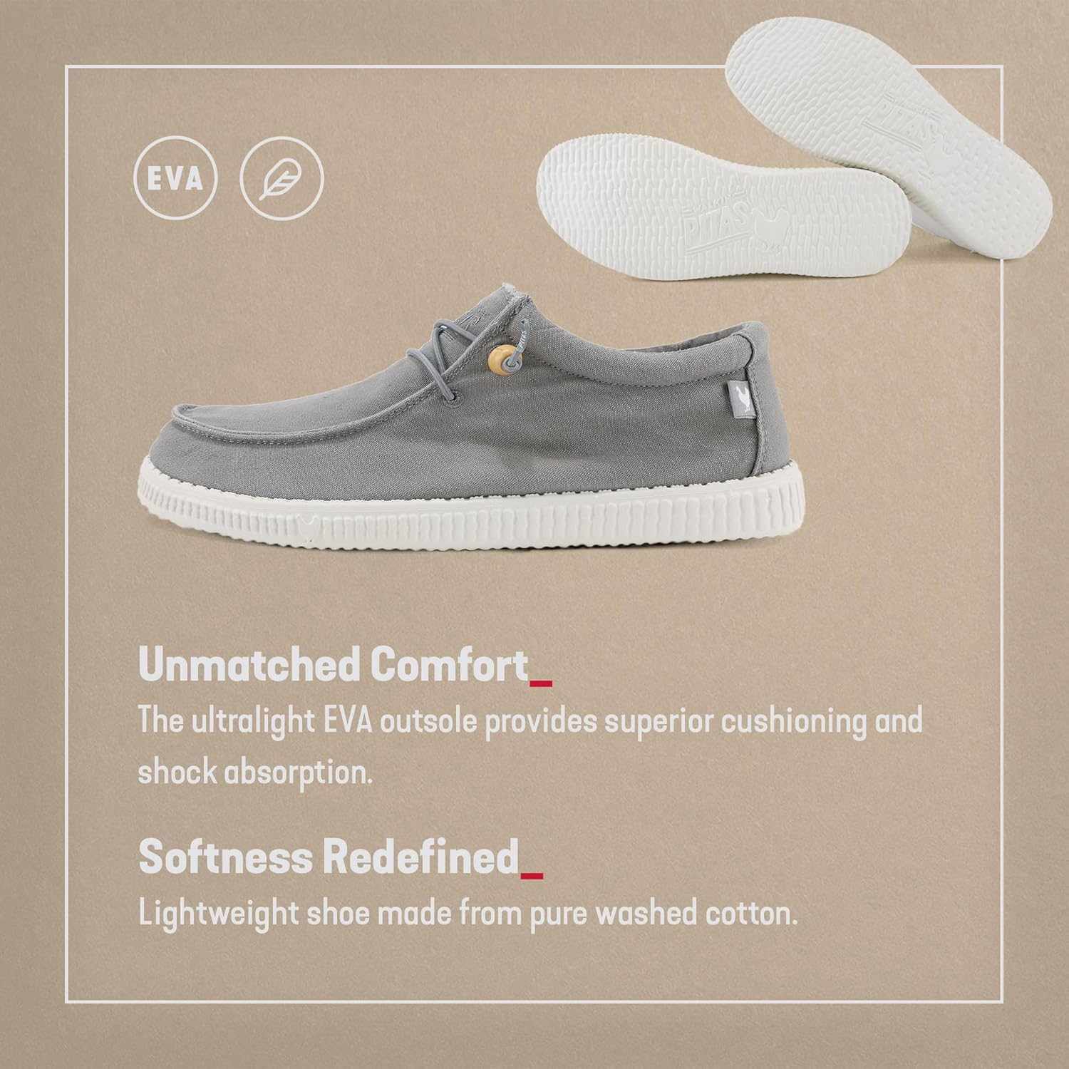 Мужские лоферы PITAS Dani, Мужская повседневная обувь, Сверхлегкие и удобные слипоны для мужчин, Разные цвета и размеры, серый — фото 4
