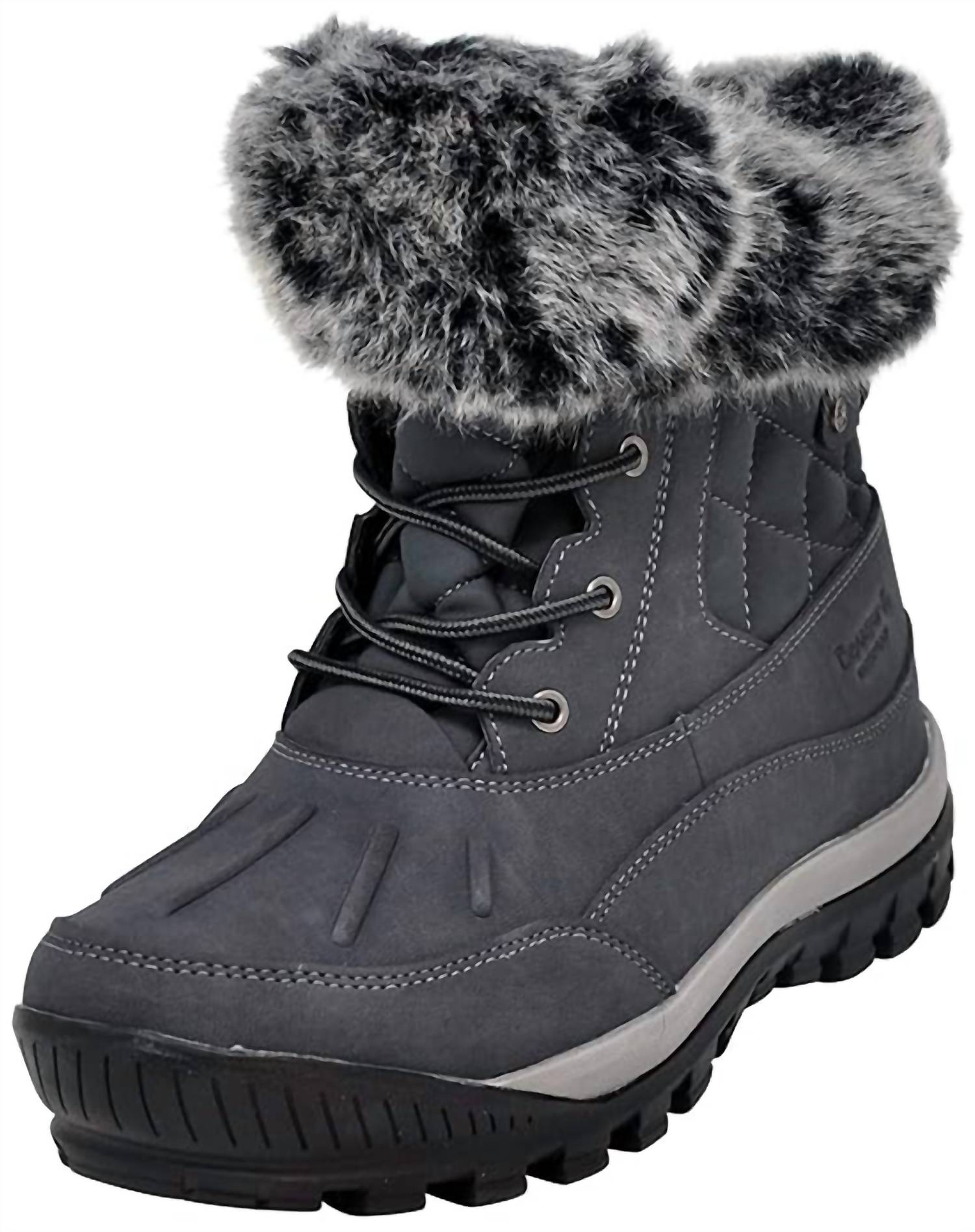 Женские зимние ботинки Becka в черно-сером цвете Bearpaw — фото 3