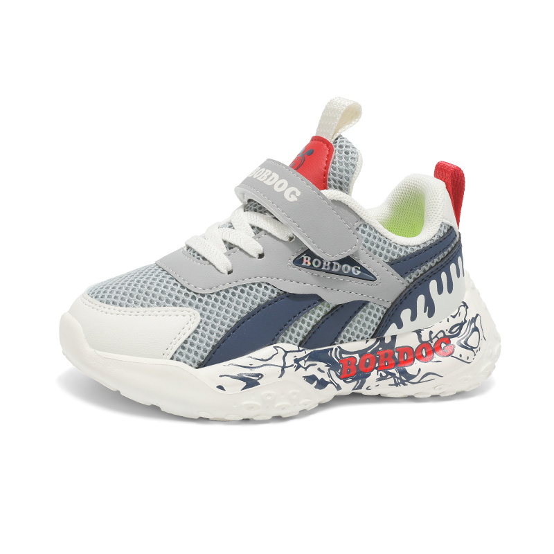 

Противоскользящая износостойкая детская обувь для подростков BOBDOG, белый/синий/красный