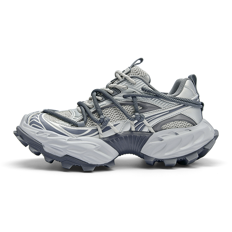 

Tantoo Pro амортизация дышащая поддерживающая низкие кроссовки Chunky мужские SK.TRIP, Phantom серый(Thickened)