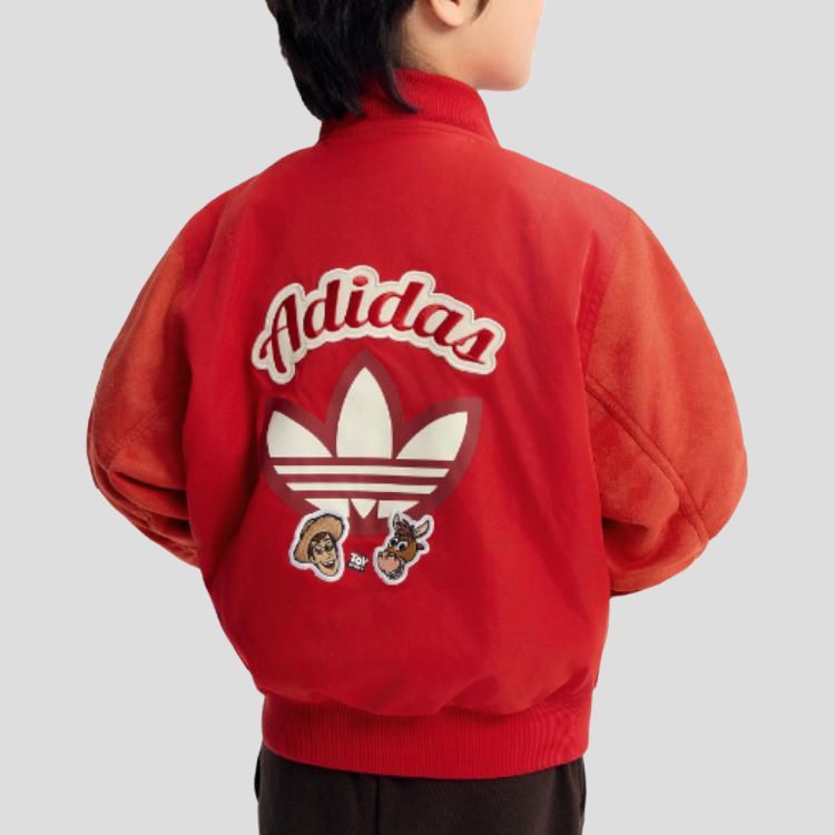 X Disney Утепленная Куртка FW25 Детская Adidas Originals, светло scarlet — фото 4