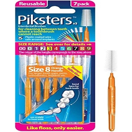 

Щетки с оранжевой ручкой Size 8