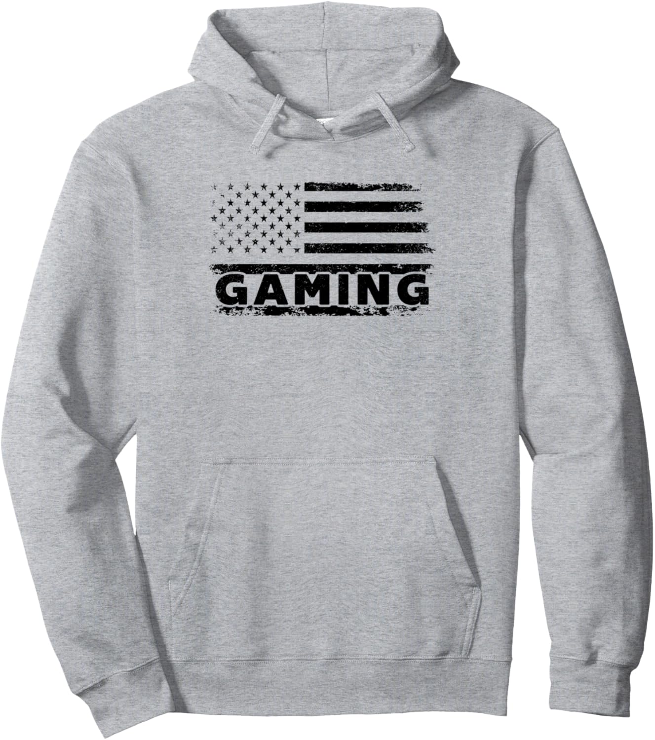 

Толстовка с американским флагом США для видеоигр и консолей, серая Gaming Gamer And American Flag Lover