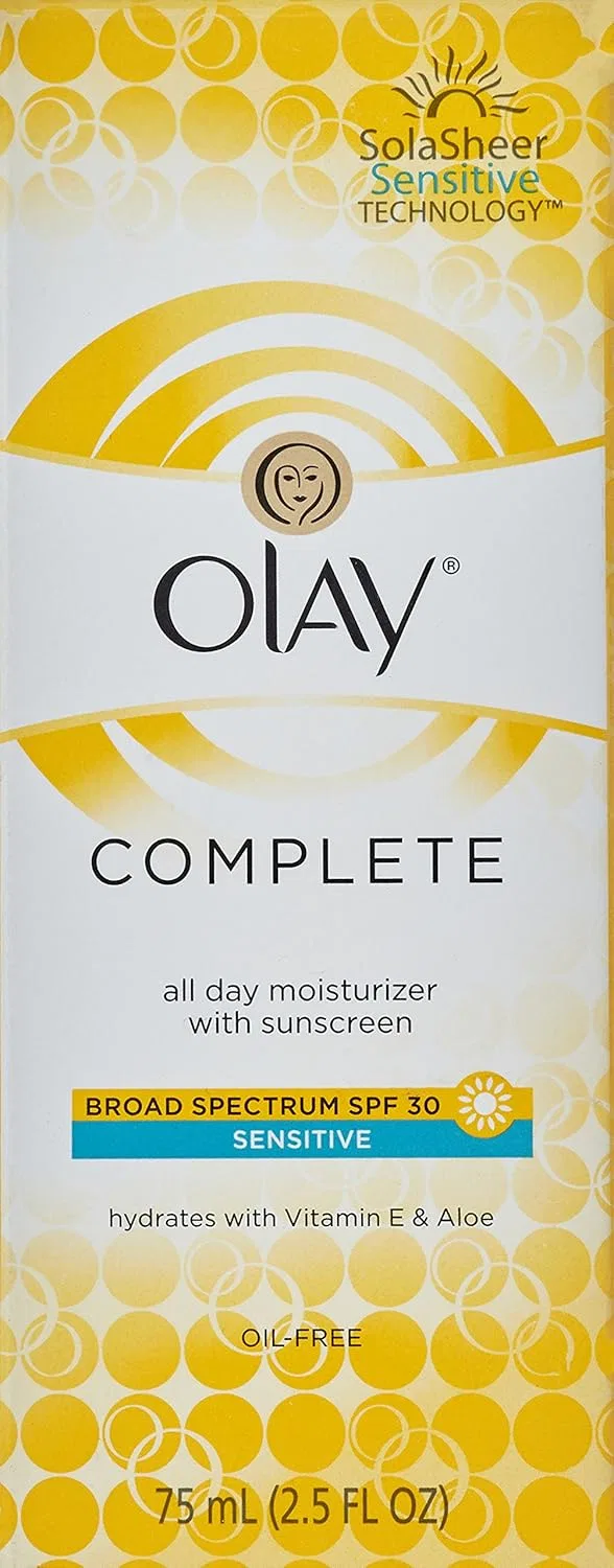 Крем для лица SPF30 OLAY Дневной Complete Defense Daily UV Moisturizer для чувствительной кожи — фото 2