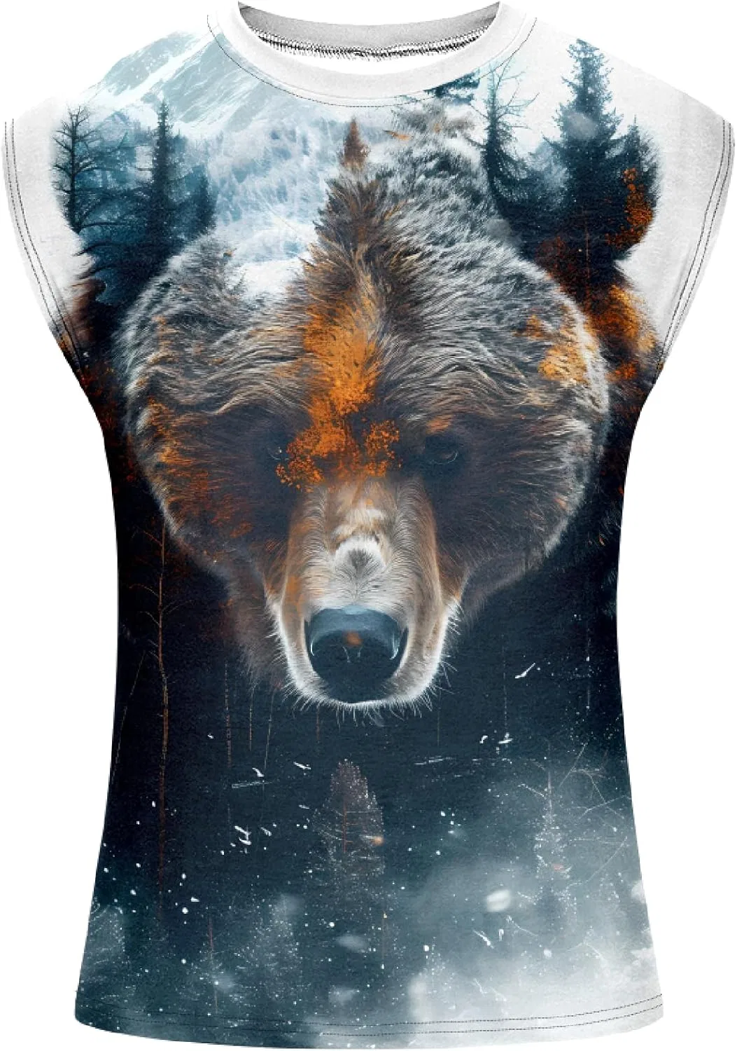 Майка с принтом Bear — фото 3