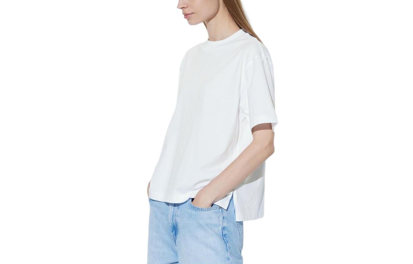 

UNIQLO Женская футболка, цвет 00 White