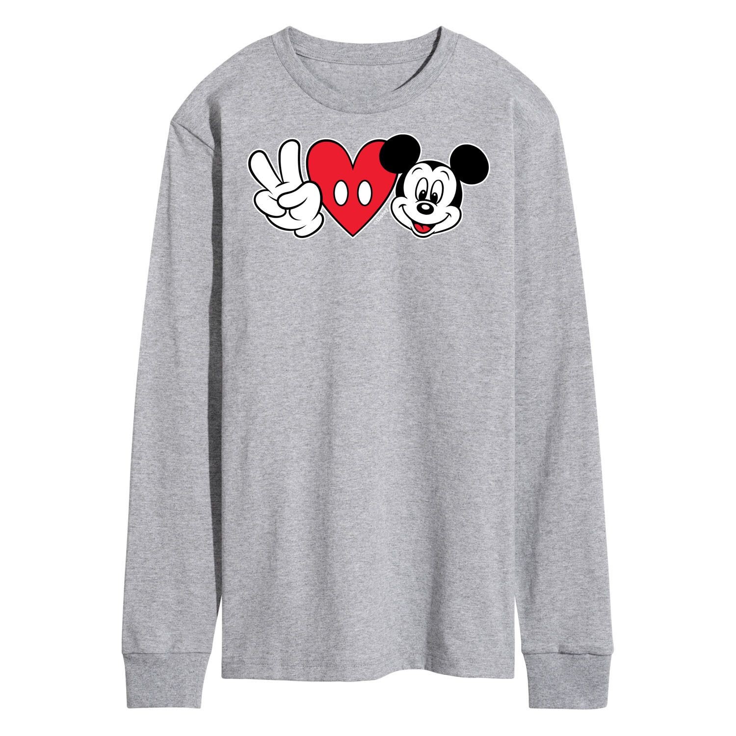

Мужская футболка Disney's Peace Love с Микки Маусом Licensed Character