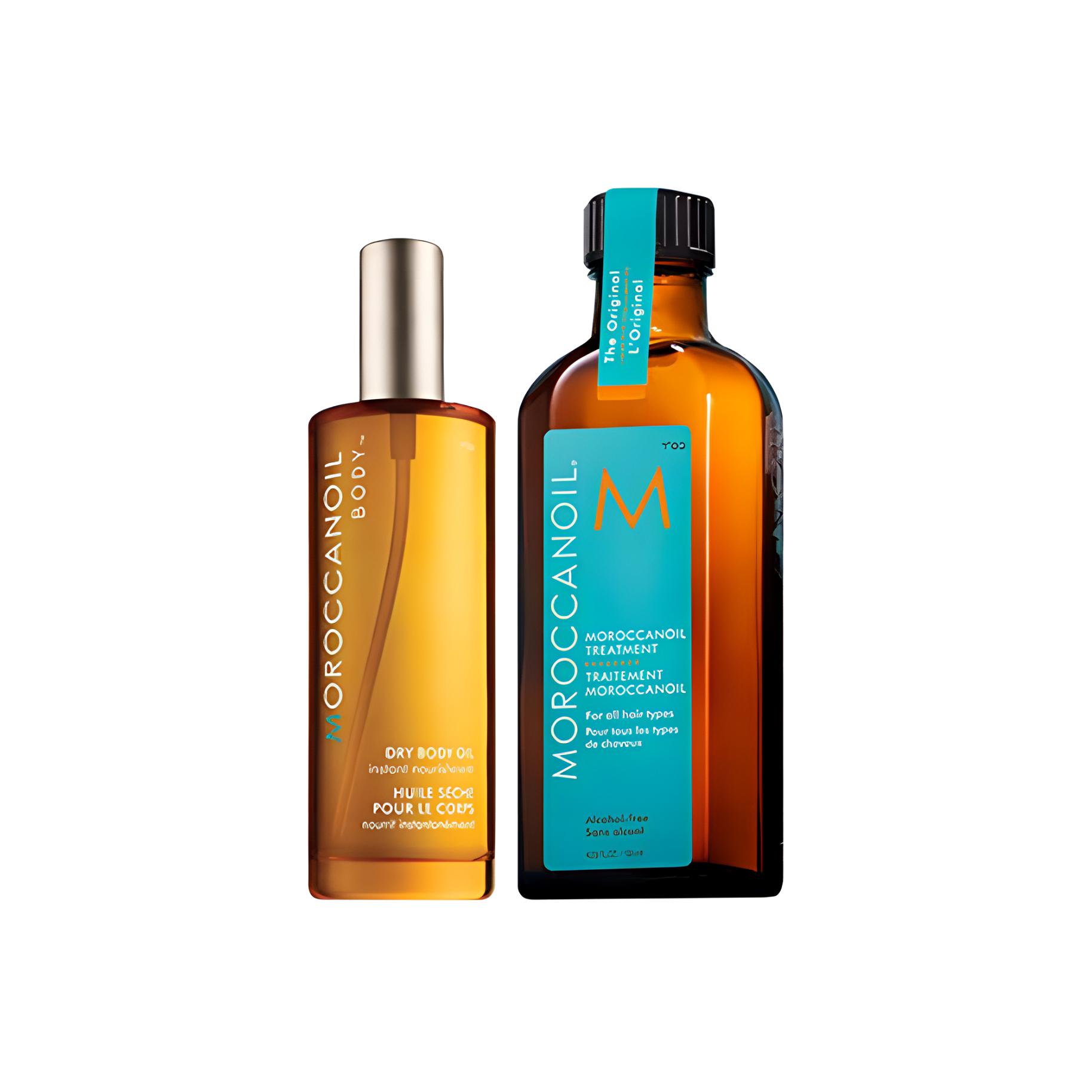 

Легкое эфирное масло для тела успокаивающее увлажняющее для кожи 125мл+100мл Moroccanoil