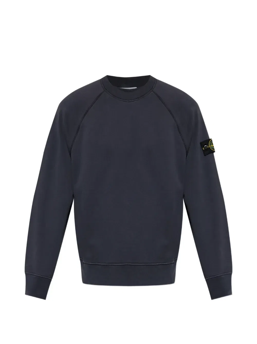 Свитшот с лого-нашивкой Stone Island, синий