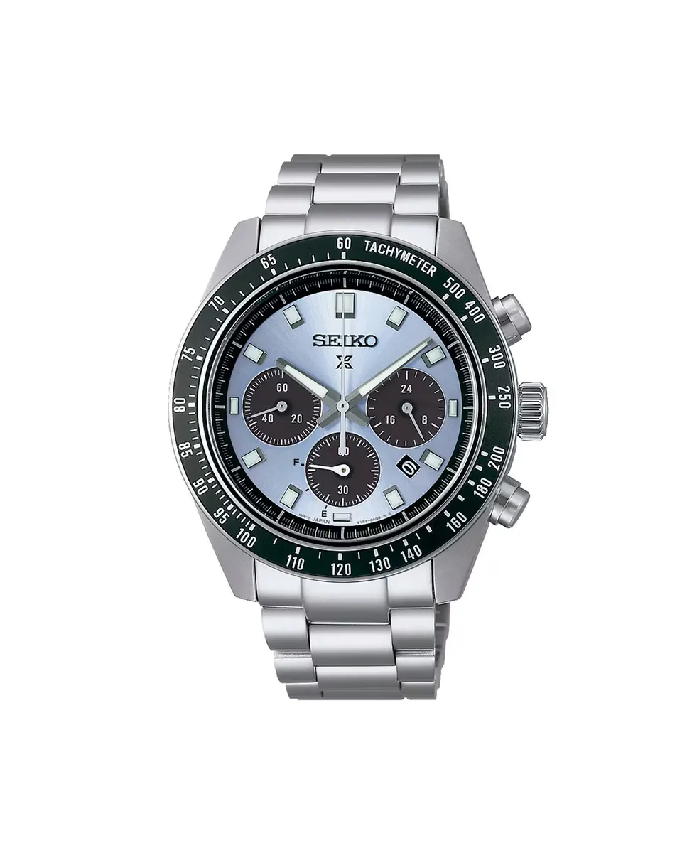 

Мужские часы Prospex SSC935P1 со стальным и серебряным ремешком Seiko, серебряный