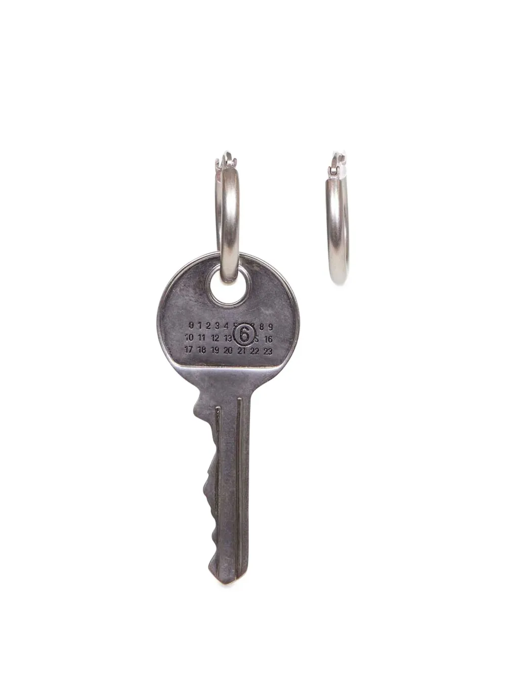 

Серьги в форме ключа Mm6 Maison Margiela, серебряный