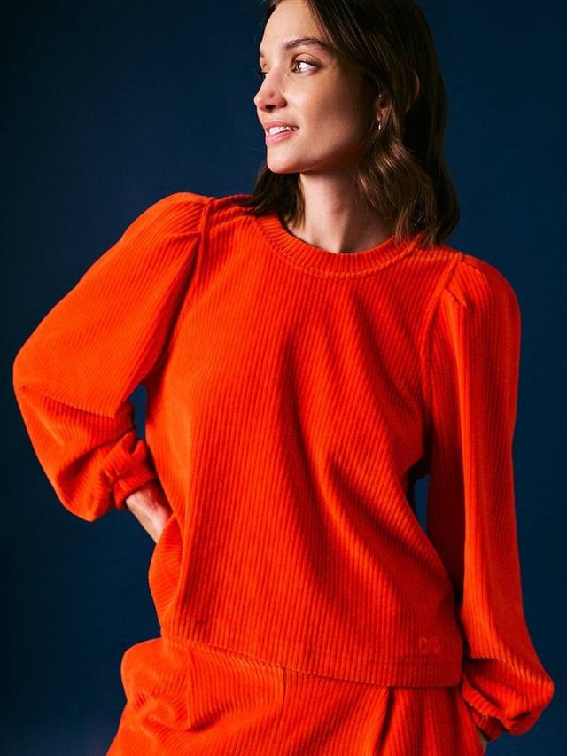 

Топ Marley из велюрового вельвета Cape Cove, Red