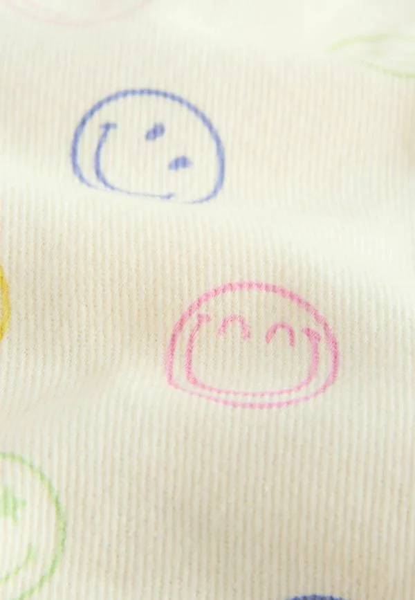 Джинсовые шорты стандартной длины с бахромой по краю Next, Ecru Multicolour Smiley World — фото 2
