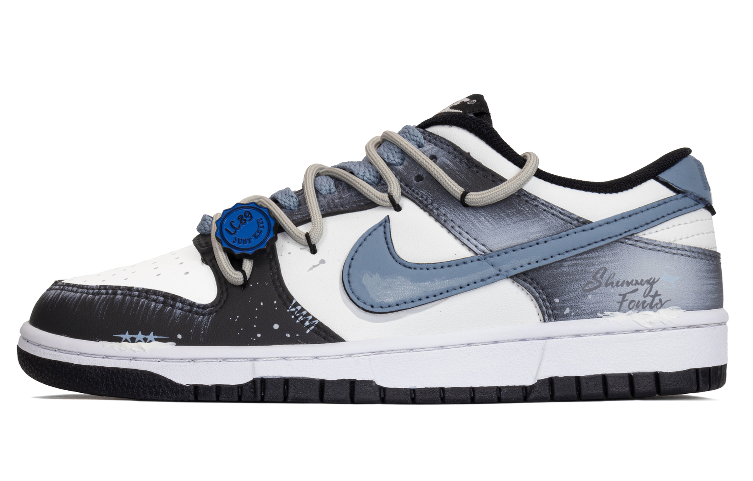 

Кроссовки для скейтбординга Dunk Mist Coating Prologue MONE Manufacturing, износостойкие и легкие, низкие, унисекс Nike, черный белый