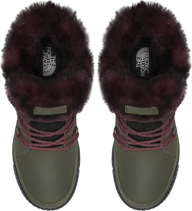 Женские зимние ботинки The North Face Sierra Luxe водонепроницаемые, зеленый — фото 3