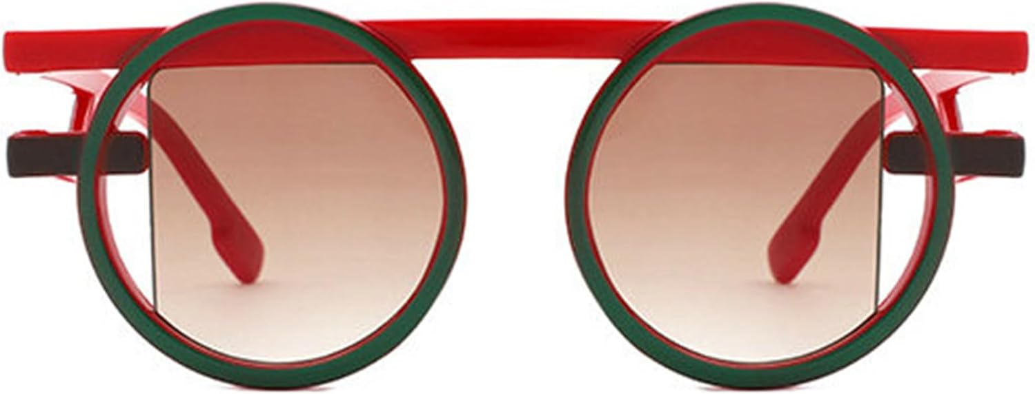 

Солнцезащитные очки Willochra круглой формы для женщин и мужчин, 2025 год, ретро-панк, модный дизайн, трендовые классические солнцезащитные очки с защитой от УФ-излучения UV400, C6