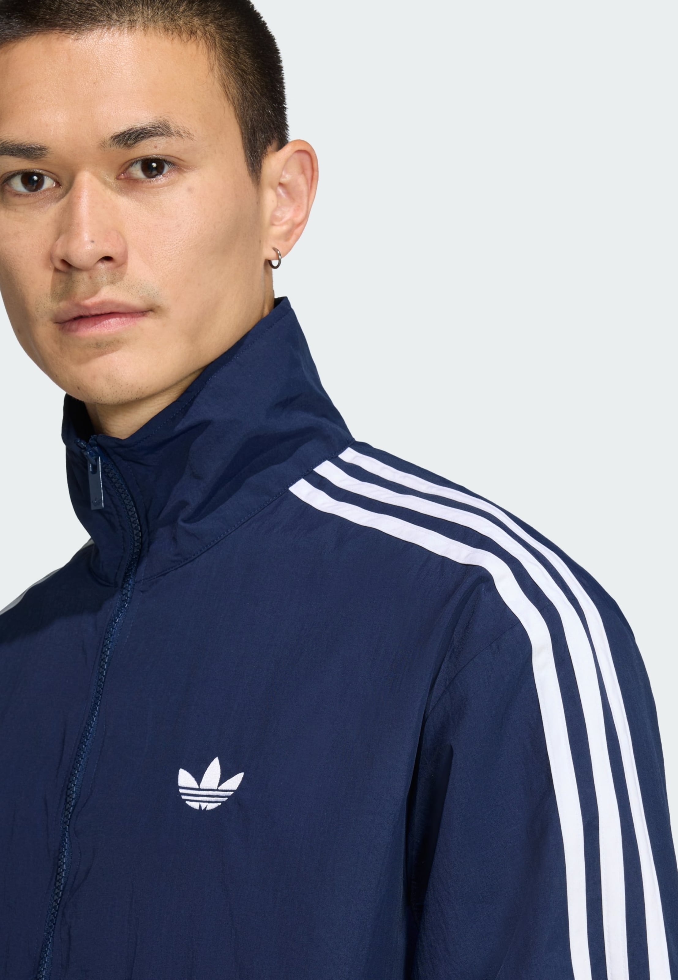 Adidas Originals Куртка межсезонная 'Firebird' в темно-синем цвете — фото 4