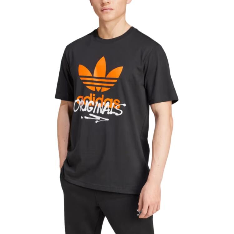 Футболка TS STREET 1 мужская черная Adidas Originals, черный — фото 3