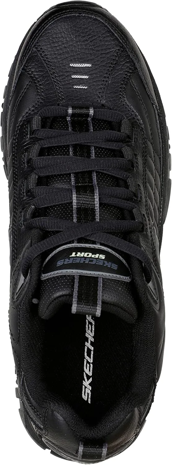 Мужские кроссовки Skechers Energy - After Burn на шнуровке, черный/серый — фото 2
