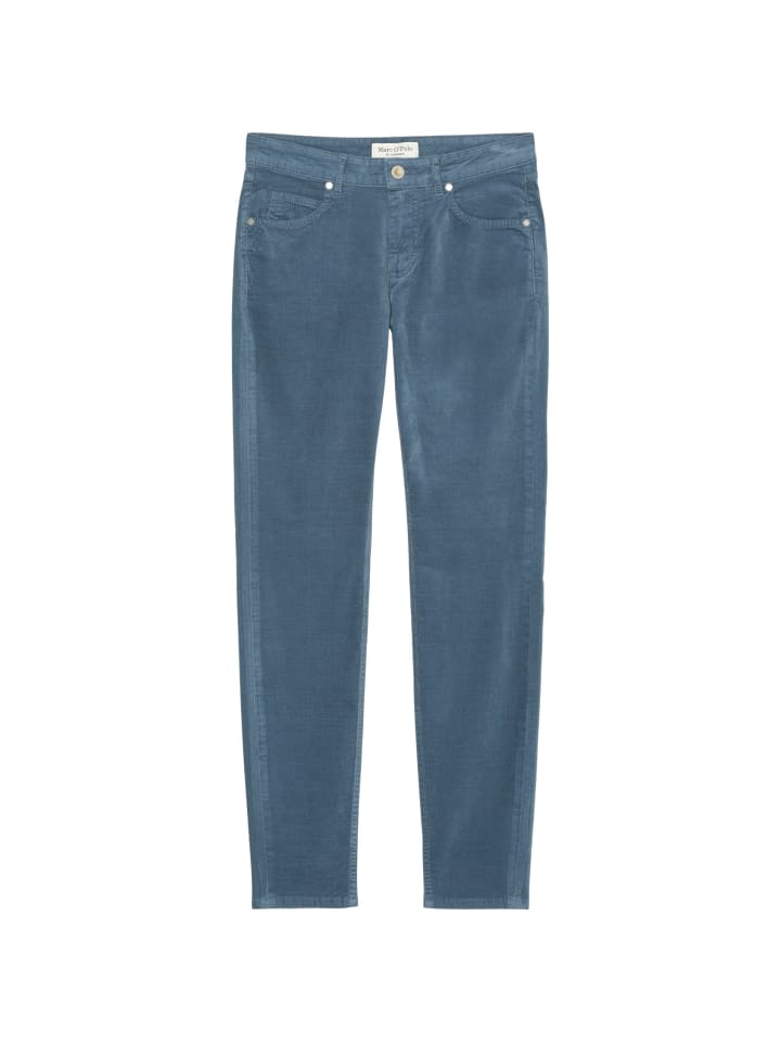 

Тканевые брюки Marc O'Polo Samthose Model Lulea slim, цвет hazy blue